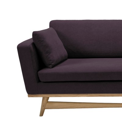 Large Vintage Sofa Purple